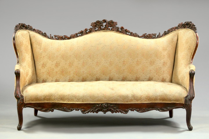 American Rococo Revival Walnut