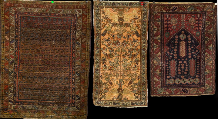 Three Antique Carpets consisting 2e98d