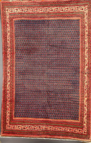 Persian Mir Carpet,  6' 10" x 10'