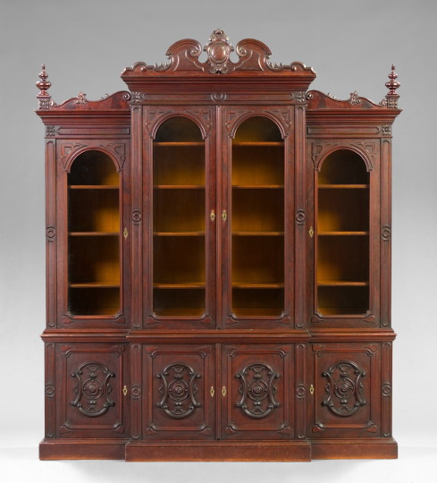 Fine American Rococo Revival Walnut