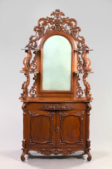 American Rococo Revival Walnut