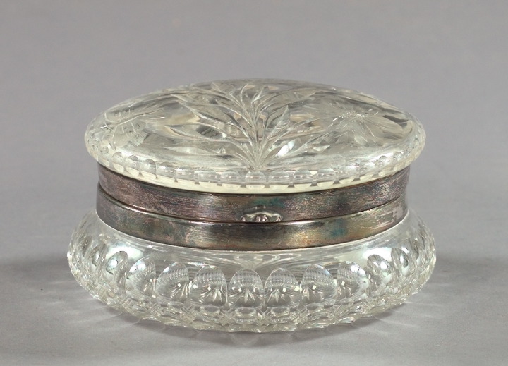 American Silverplate-Mounted Cut and