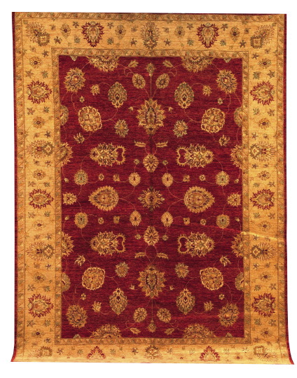 Peshawar Sultanabad Carpet,  9'