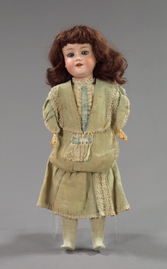German Bisque-Head Doll,  marked 390n,