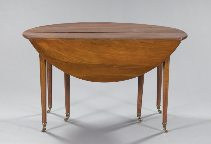 Louis XVI-Style Walnut Dining Table,