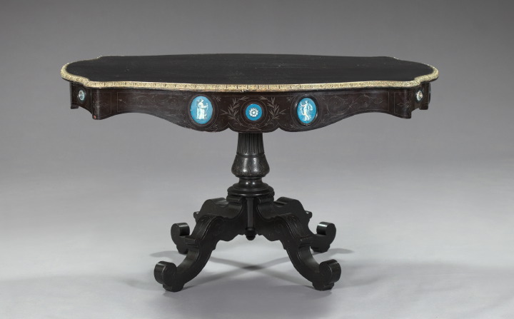 Napoleon III Ebonized Center Table  2e796