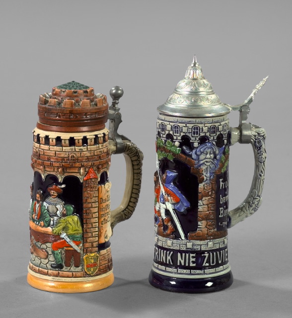 Two German Beer Steins    2e79e