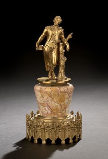 Continental Gilt Bronze and Marble 2ecf7