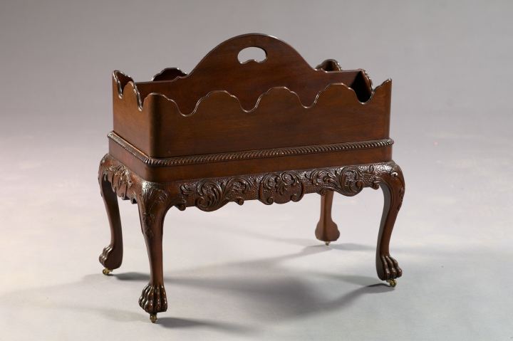 George III Style Mahogany Book 2ed05