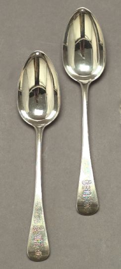 Good Pair of George III Sterling 2ed49