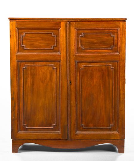 Regency Mahogany Double-Door Cabinet,