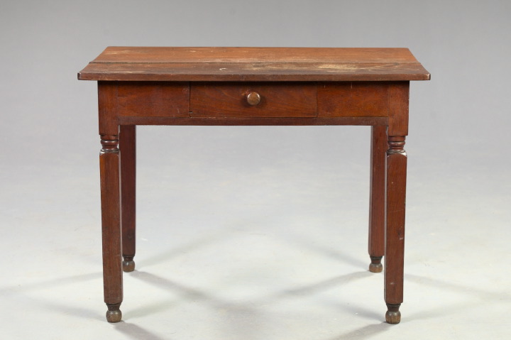 Early Victorian Walnut Work Table  2ed51