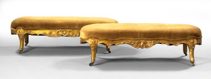 Pair of Louis XV-Style Giltwood