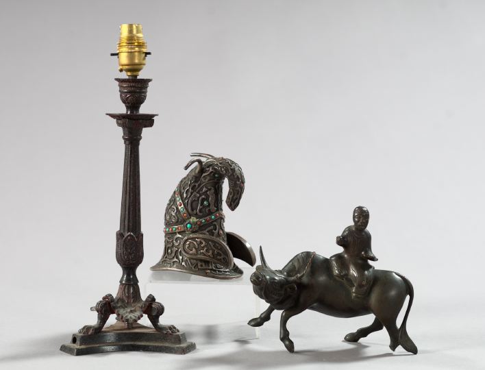 Group of Three Decorative Items,