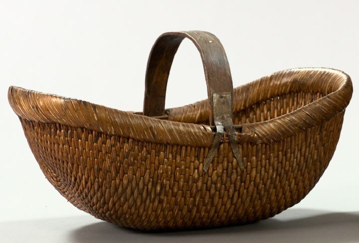 Large Provincial Woven Reed, Bentwood