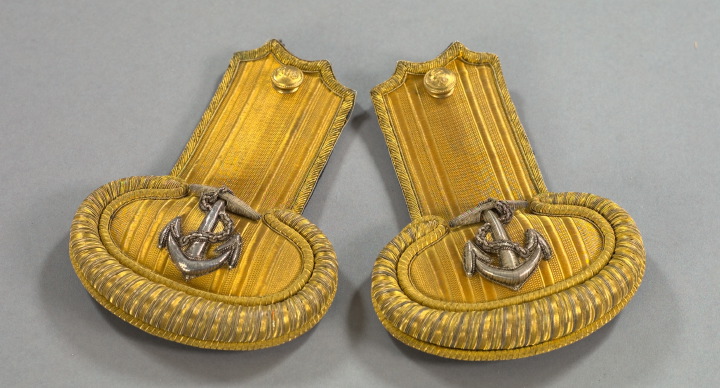Pair of George V Royal Navy Epaulettes,