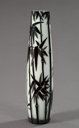 Dramatic French Art Deco Black over White 2ef95