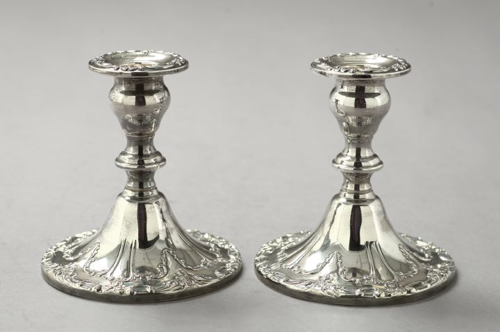 Pair of Gorham Weighted Sterling 2efd3