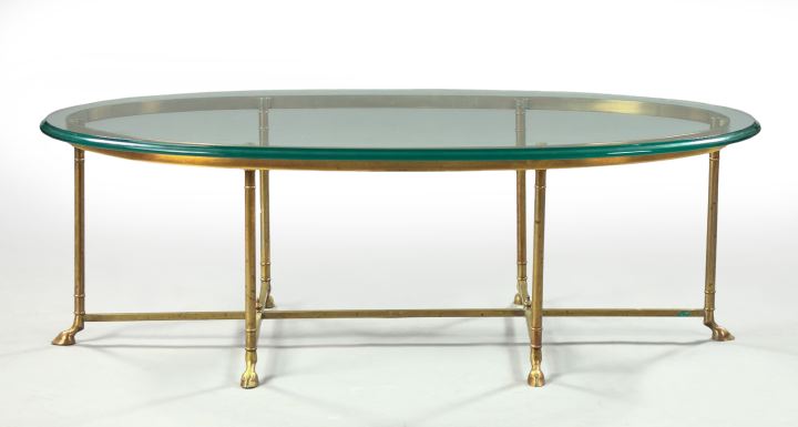 Continental Gilt Brass and Glass 2f04c