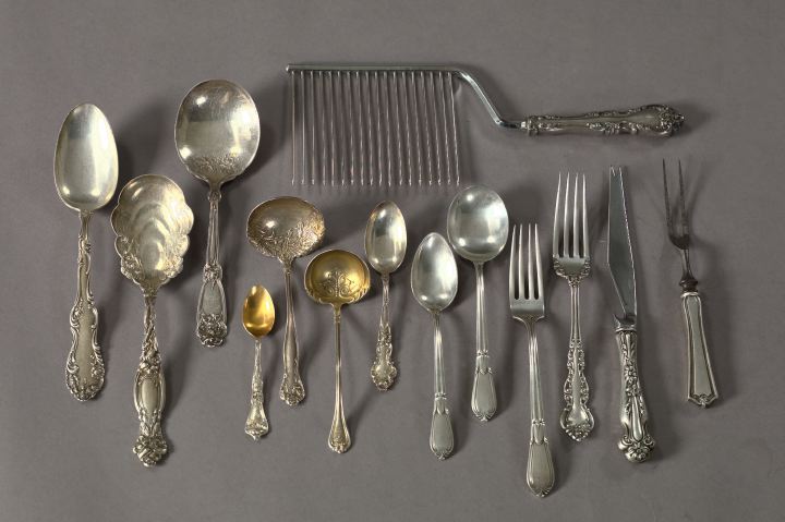 Forty-One-Piece Collection of Sterling