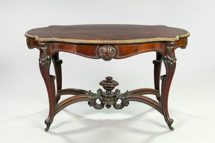 Louis XV Style Bronze Mounted Rosewood 2f080