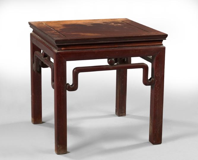 Chinese Hardwood Flower Stand,  mid-20th