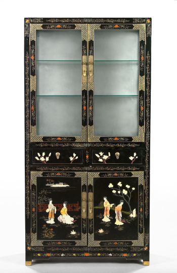 Chinese Black-Lacquered Display