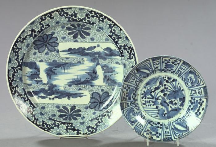 Two Oriental Blue and White Porcelain 2f0fa