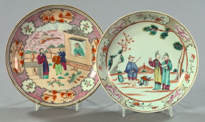 Group of Two Chinese Export Famille 2f122