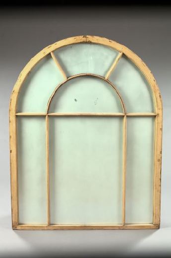 Large Georgian Pine Arched and 2f136