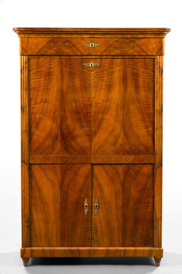 Biedermeier Revival Fruitwood Secretaire 2ee27