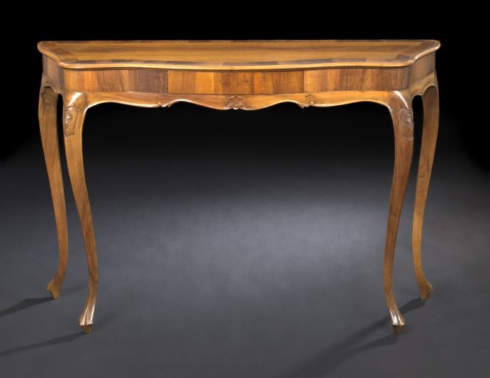 Italian Fruitwood Side Table, 