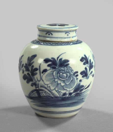 Chinese Blue and White Porcelain Covered