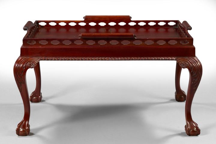 George III Style Mahogany Coffee 2ee9b