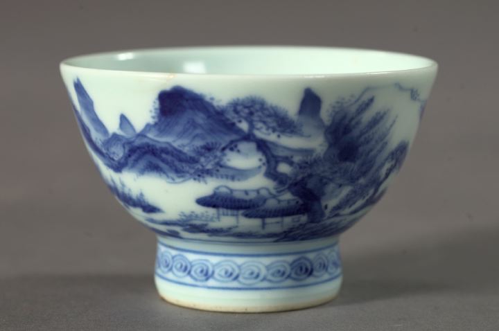 Japanese Blue and White Porcelain Tea