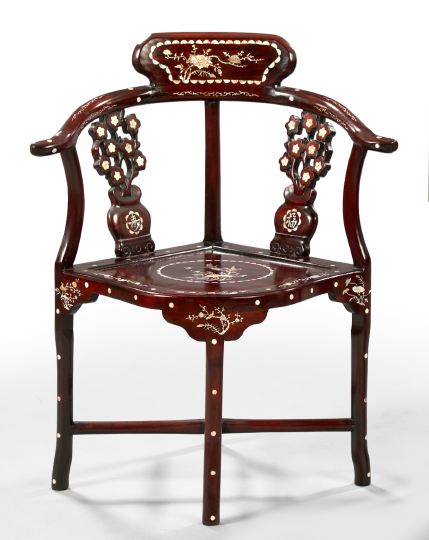 Anglo Chinese Red Mahogany Roundabout  2eec3