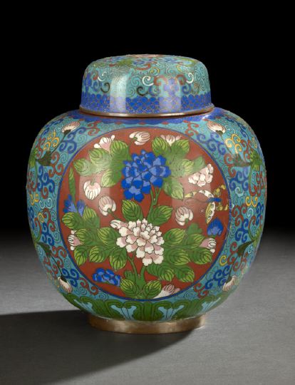 Chinese Cloisonne Covered Ginger 2eee3