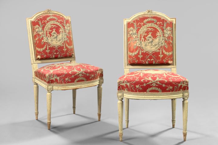 Pair of Louis XVI Style Polychromed 2ef2b