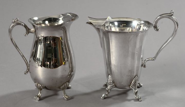 Two Silverplate Iced Water Pitchers  2ef52