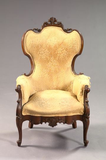 American Rococo Revival Walnut