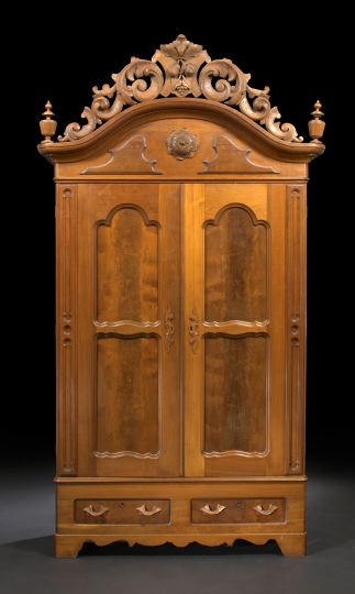 American Rococo Revival Walnut