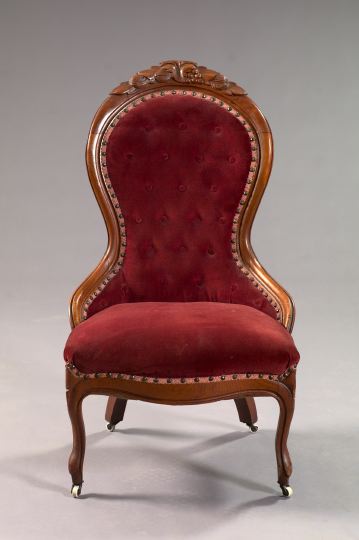 American Rococo Revival-Style Walnut