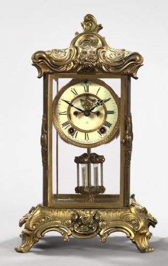 Good Ansonia Clock Company Gilded Brass