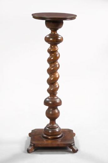 American Late Victorian Maple Spiral Form 2f407
