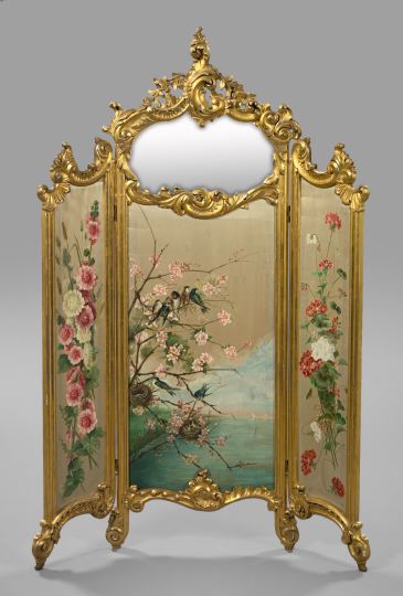 Large and Opulent Carved Giltwood 2f48c