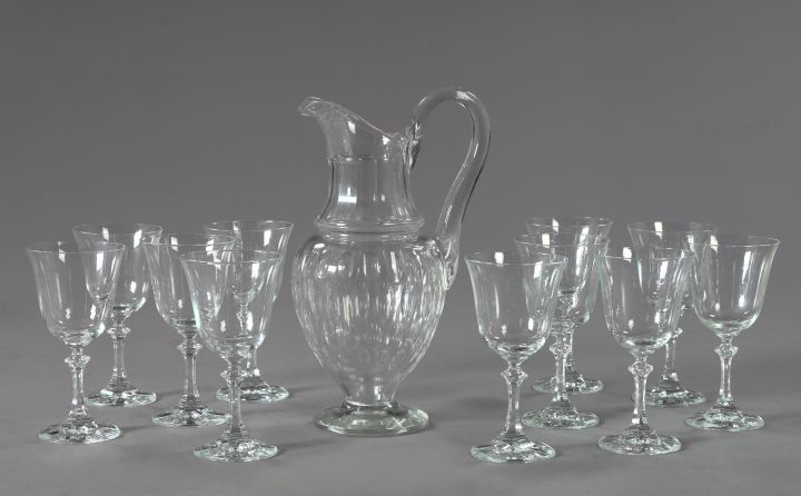 Twelve Piece Group of Glassware  2f4a8