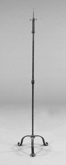 Tall Italian Wrought-Iron Tripodal