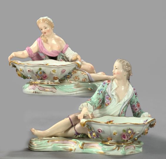 Good Pair of Meissen Porcelain 2f522