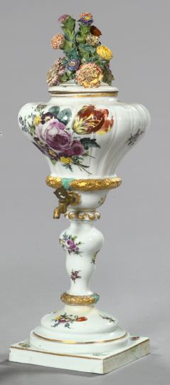 Rare Meissen Gilt-Brass-Mounted