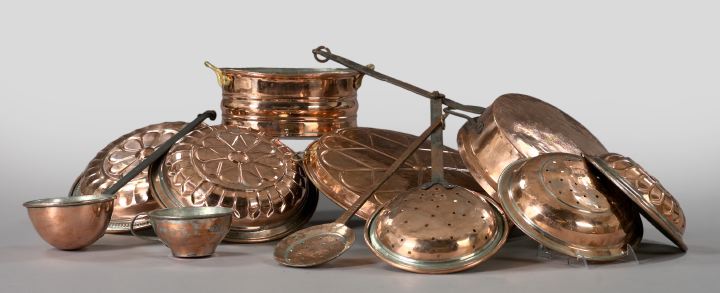 Eleven-Piece Collection of Copper